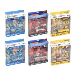 Jeu de voiture dans une jardinière