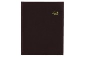 Agenda Concorde 2024 7dag/2pagina zwart 21x27cm