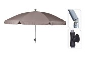 Parasol Ø200cm taupe