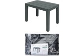 Banc timor 60x38xh45cm anthracite