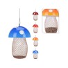 Champignon mangeoire à oiseaux disponible en différentes couleurs