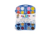 Carioca waterverf 24 kleuren met kwast Ø30mm