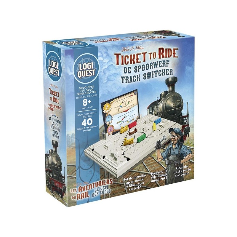 Logiquest Ticket To Ride - De Spoorwerf vanaf 8 jaar aantal spelers 1