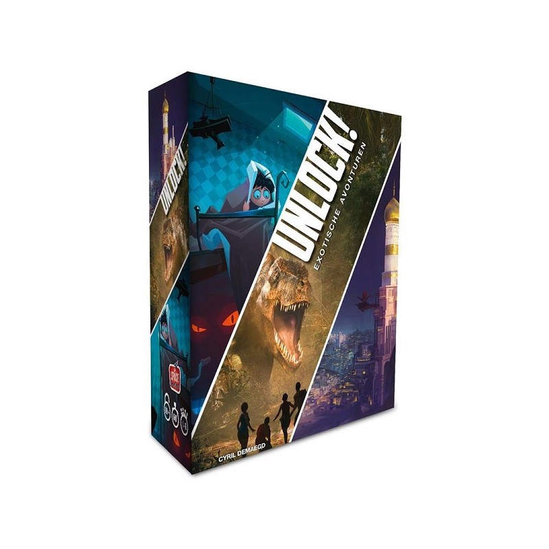 Ouvrir! Jeu de cartes 4 Aventures Exotiques à partir de 10 ans 1-6 joueurs