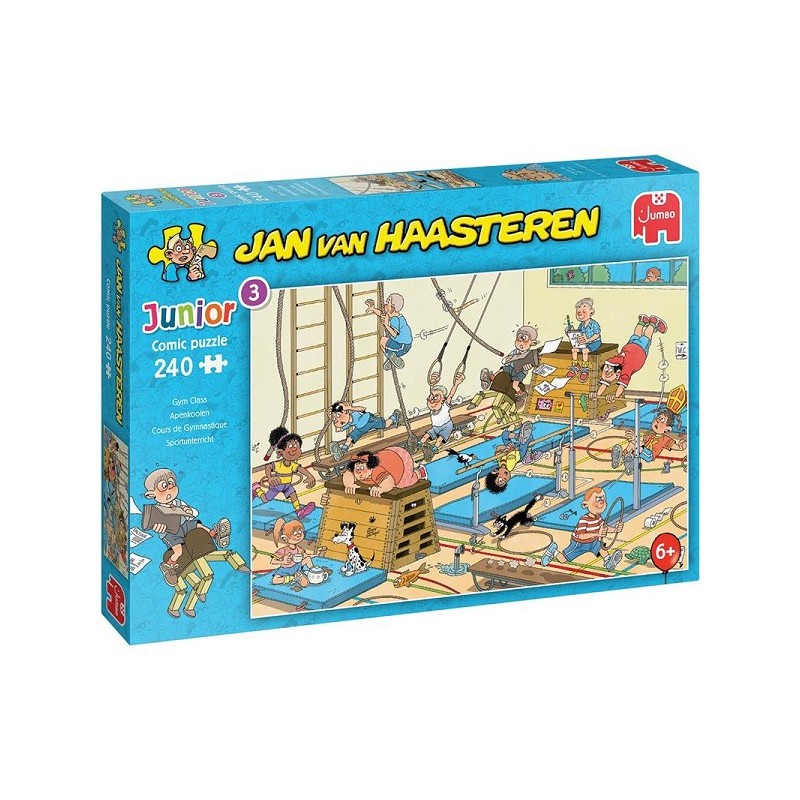 Puzzle Jumbo Jan van Haasteren Junior Cages à singes 240 pièces