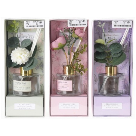 Geurset 80ml Fles met decoratie bloem