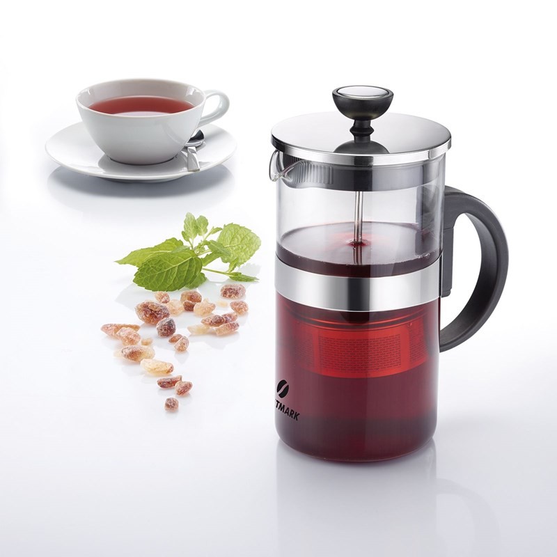 Westmark Théière verre 1 litre Verre/acier inoxydable 21x16x10,5cm