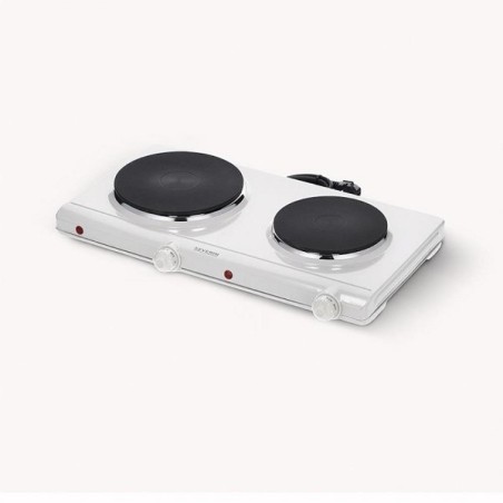 Severin Dubbele Elektrische Kookplaat 1000W Ø15 En Ø18cm 46x29x7,7cm