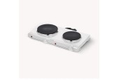 Severin Dubbele Elektrische Kookplaat 1000W Ø15 En Ø18cm 46x29x7,7cm
