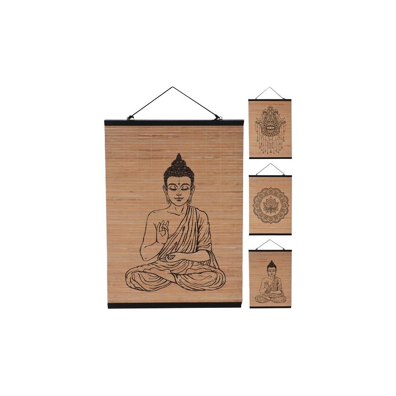 Bamboe wanddecoratie 50cm