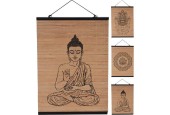 Bamboe wanddecoratie 50cm