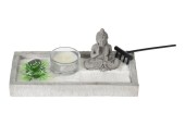 Salon de jardin zen Bouddha 19x10cm
