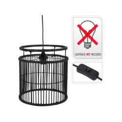 Hanglamp 28x28x30cm zwart