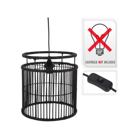 Lampe suspendue 28x28x30cm noire