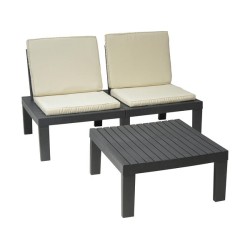 Salon de jardin makerena avec coussin