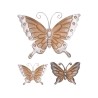 Déco murale papillon en métal
