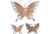 Déco murale papillon en métal