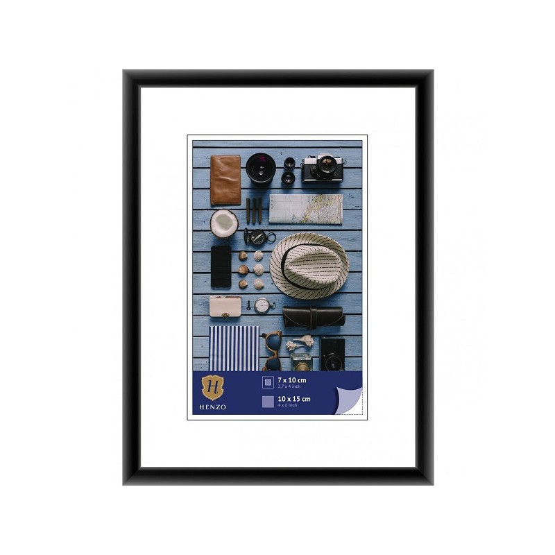 Henzo Cadre photo Naples 10x15cm noir