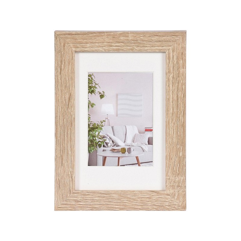 Henzo Fotolijst Modern 10x15cm midden bruin