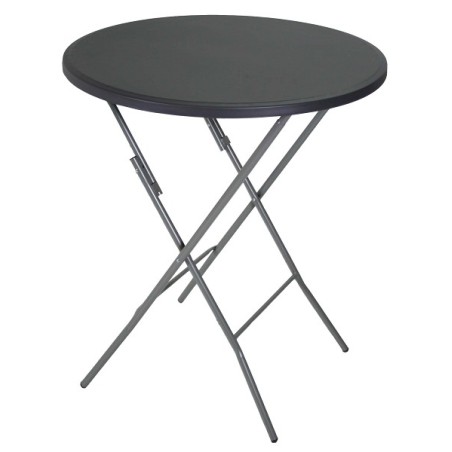 Table de fête pliable Ø95x110cm gris