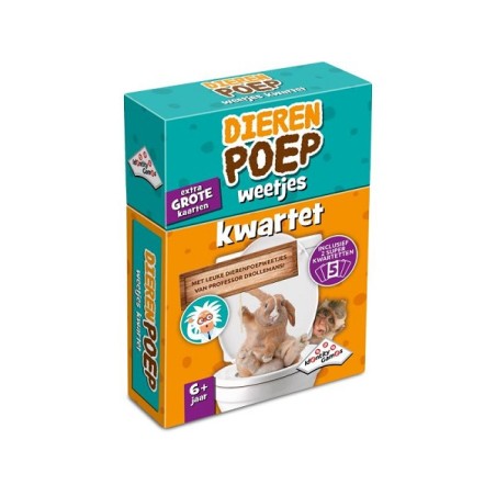 IdentityGamesWeetjes Kwartet Dierenpoep