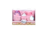 Toi Toys Beau Sac à langer avec accessoires pour poupée bébé