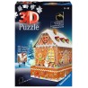 Ravensburger 3D puzzel Gingerbread house 216 stukjes LED