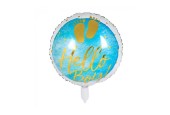 Ballon en aluminium Bonjour garçon ! Ø45cm