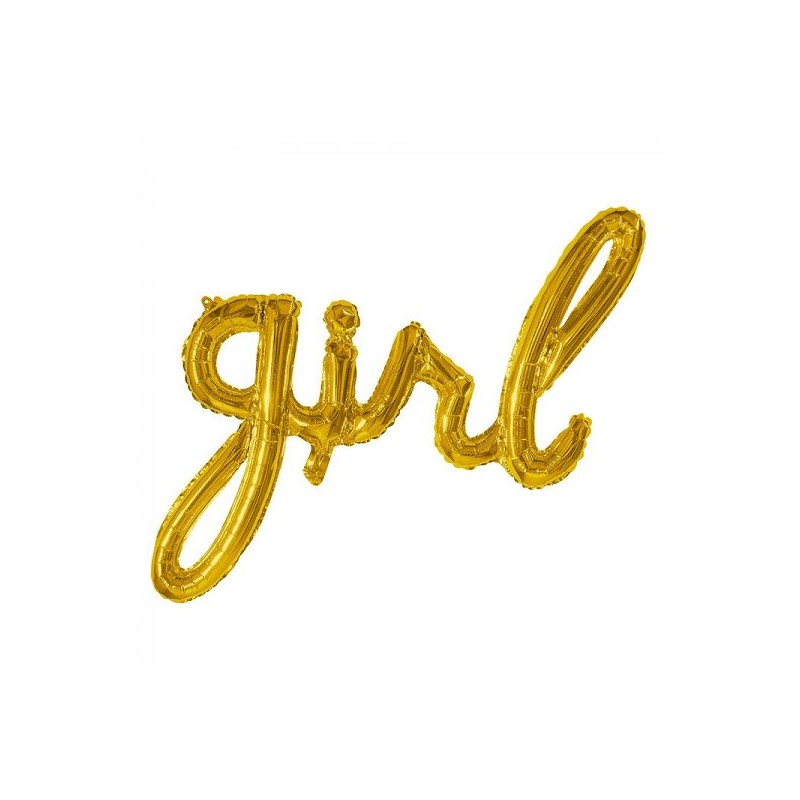 Ballon aluminium Fille 70x60cm