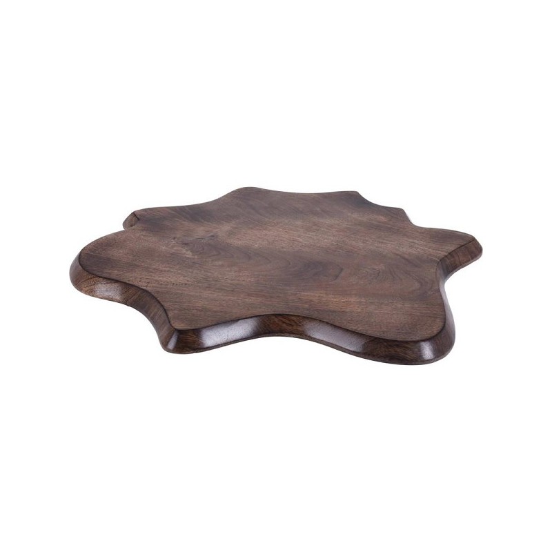 Plateau de service en bois de manguier 43x52x2,5cm