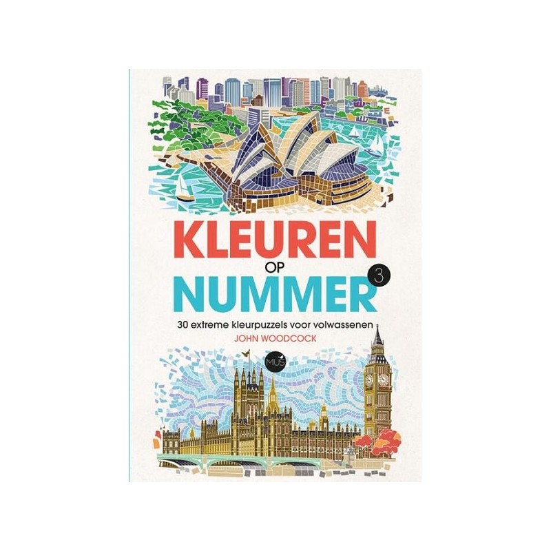 Kleuren op nummer 3 voor volwassenen