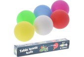 Balles de tennis de table colorées boîte de 6 pièces