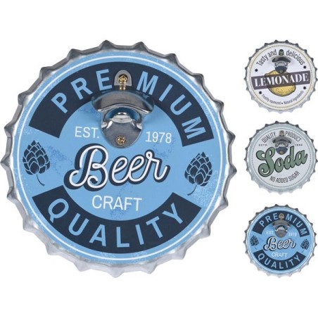 Flesopener Flesdop Vorm 22x22cm