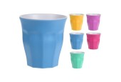Gobelet mélamine 295ml disponible en 5 couleurs différentes