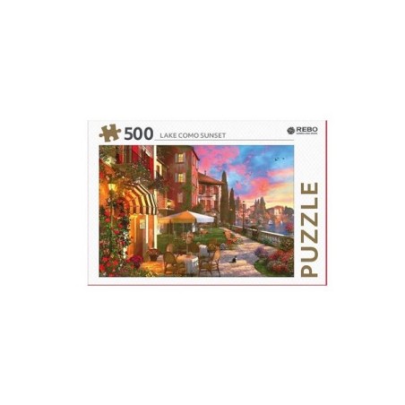 Rebo Coucher de soleil sur le lac de Côme - puzzle 500 pièces
