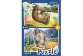 Rebo Little Wolf and Sloth - puzzel 24+48 stukjes