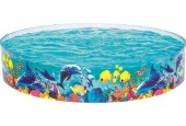 Bestway Zwembad 2,44m X 46cm Fill &apos;N Fun Odyssey Snapset Transparant Met
