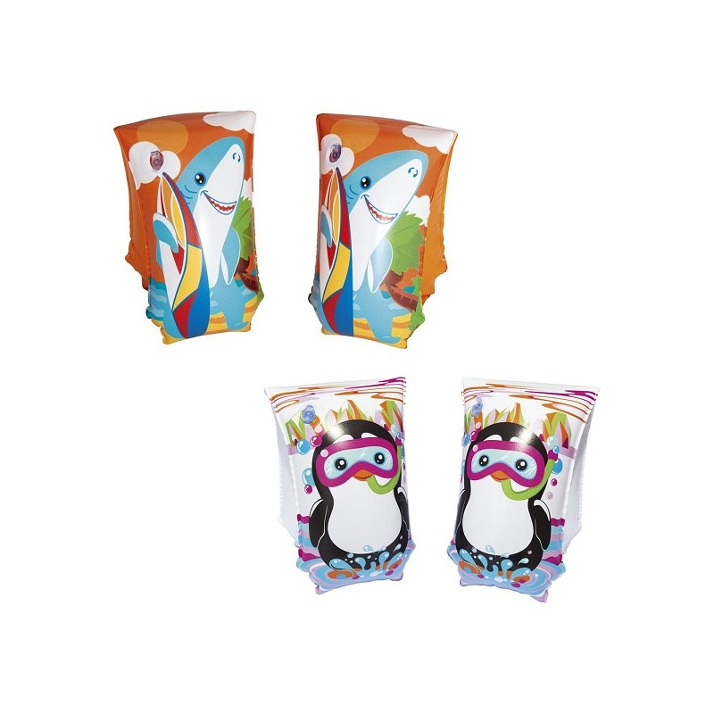 Bestway zwemarmbandjes 30x15cm Aquatic life 5-12 jaar. Twee verscillende designs.