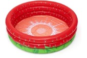 Piscine Bestway 3 anneaux Fraise 160x38cm environ 390 litres
