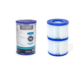 Lot de deux cartouches filtrantes Bestway Lay-Z-spa