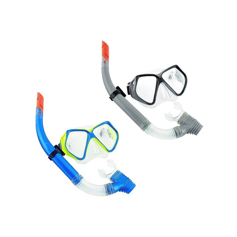 Bestway HydroPro duikbril+ snorkel set OceanDiver assorti kleur