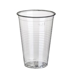 Papstar 25 Gobelets 200ml Ø7x10cm transparent