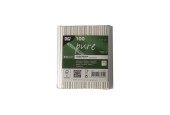 Papstar 100 Bâtonnets d'agitation papier "pur" 11cm blanc