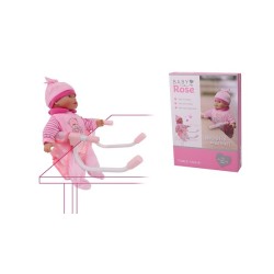 John Toy Baby Rose Tafelstoel (geschikt Voor Poppen Van 35-45cm)