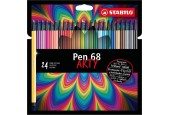 Stabilo Pen 68 feutres Arty pochette de 24