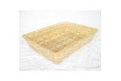 Panier tibia en bambou 40x30x7cm Ce panier cadeau en bambou convient à un grand colis.