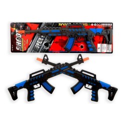 Pistolet à hochet 45cm sur carte