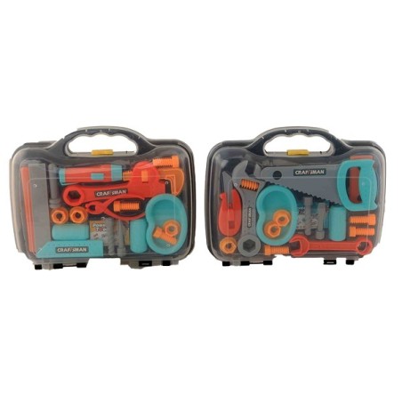 Kidsfun Ensemble d'outils dans un étui 28x20cm