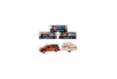 Die-cast Auto met caravan 15cm