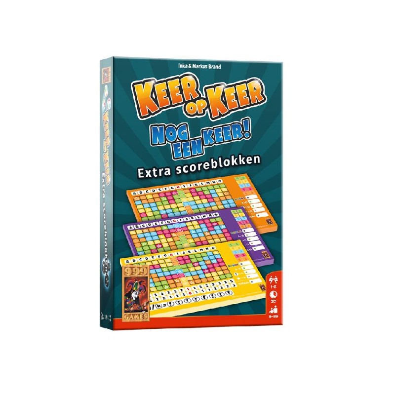 999 Games Bloc de temps et de score de temps 3 pcs